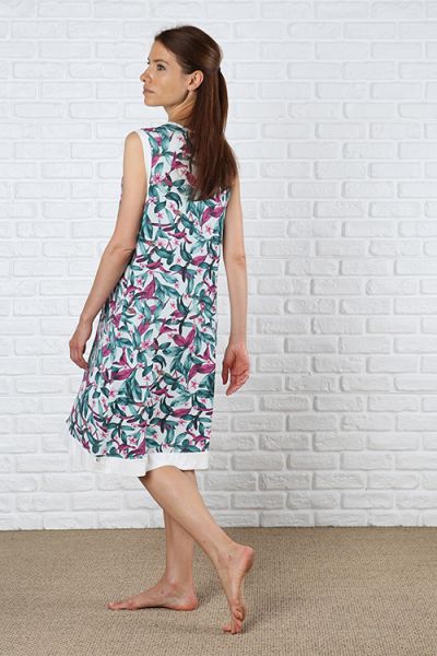 Camicia da notte estiva Donna Maryhome 6M98527 Maryplaid