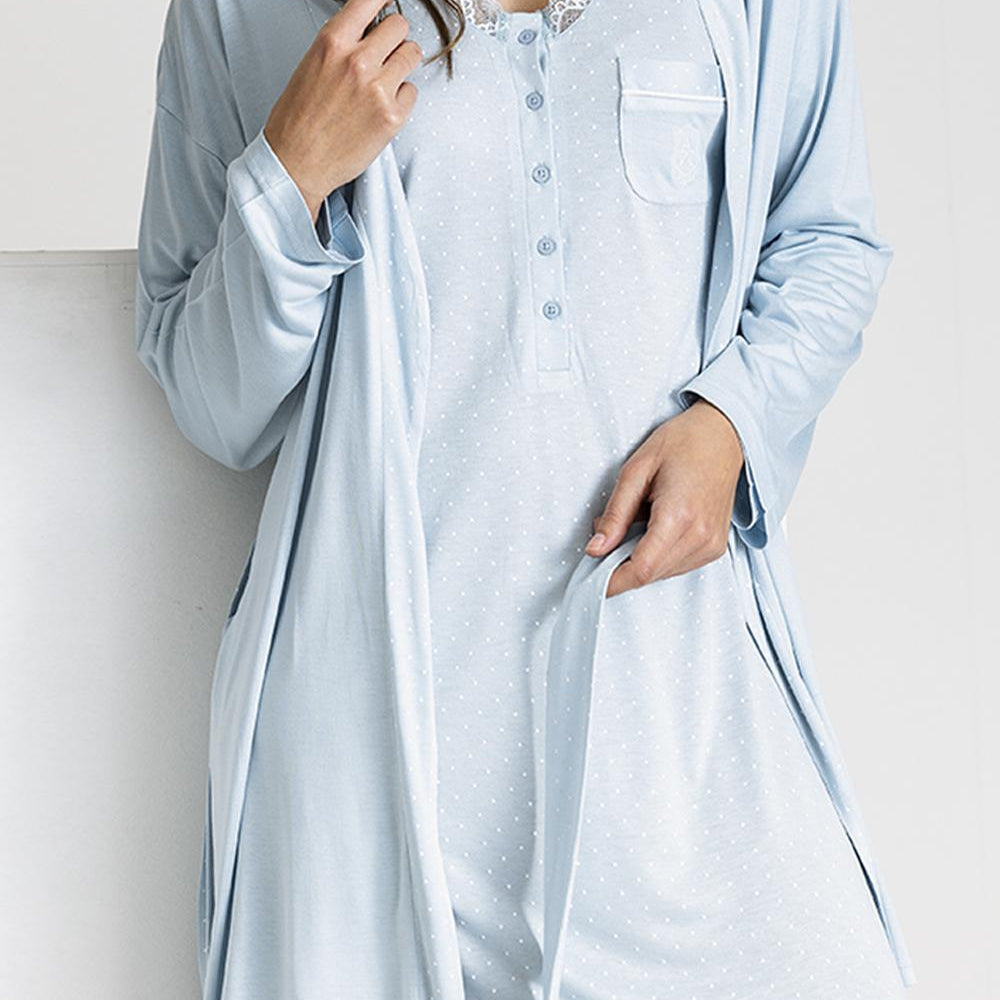 Admas Camicia da notte donna 51608 viscosa Admas