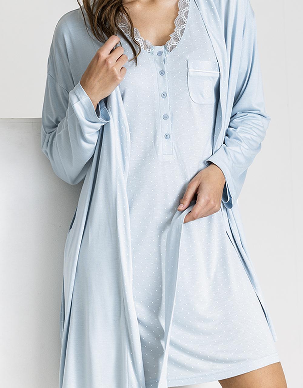 Admas Camicia da notte donna 51608 viscosa Admas
