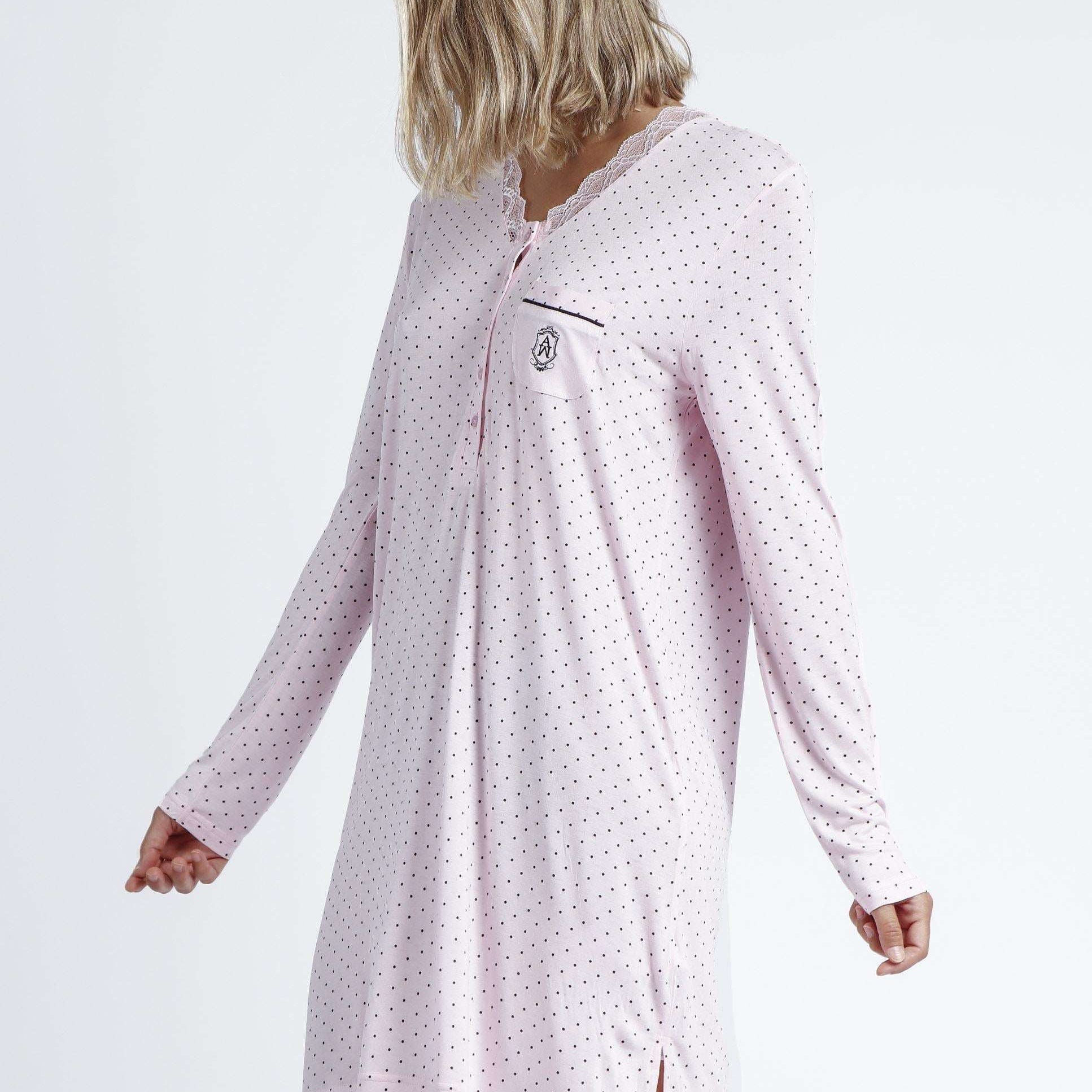Admas Camicia da notte donna 51608 viscosa Admas