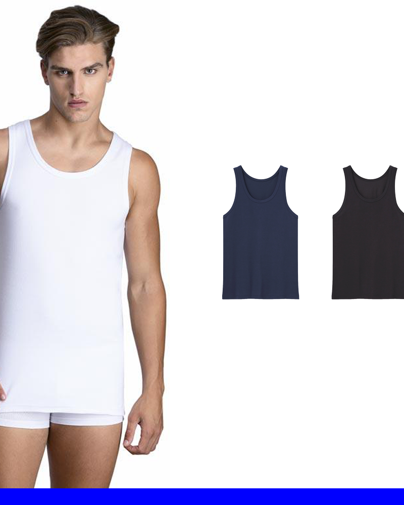 Canotta maglia Uomo cotone Kissimo Kissimo Biancaluna