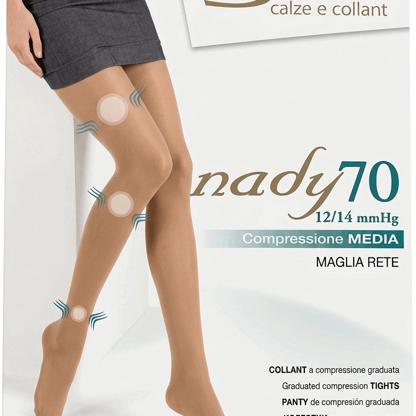 Collant riposante nady 70 den compressione graduta Silca Silca