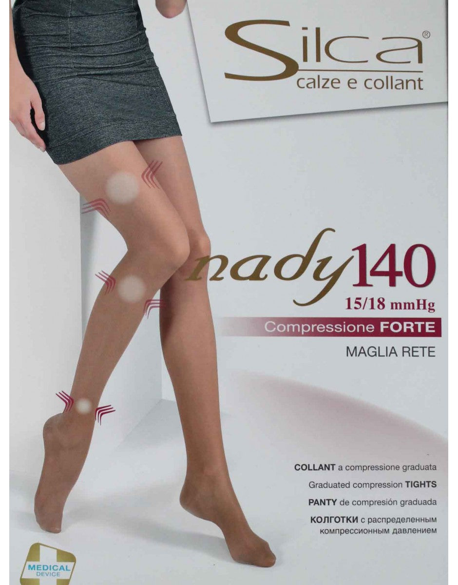 Collant riposante 140 den compressione graduta Silca Silca