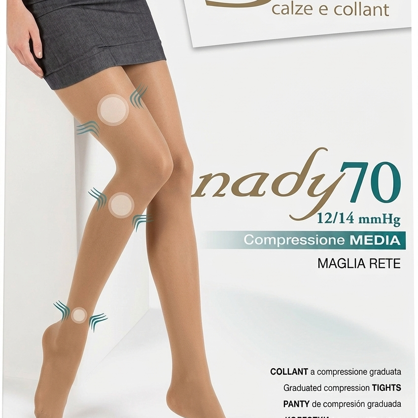 Collant riposante nady 70 den compressione graduta Silca Silca