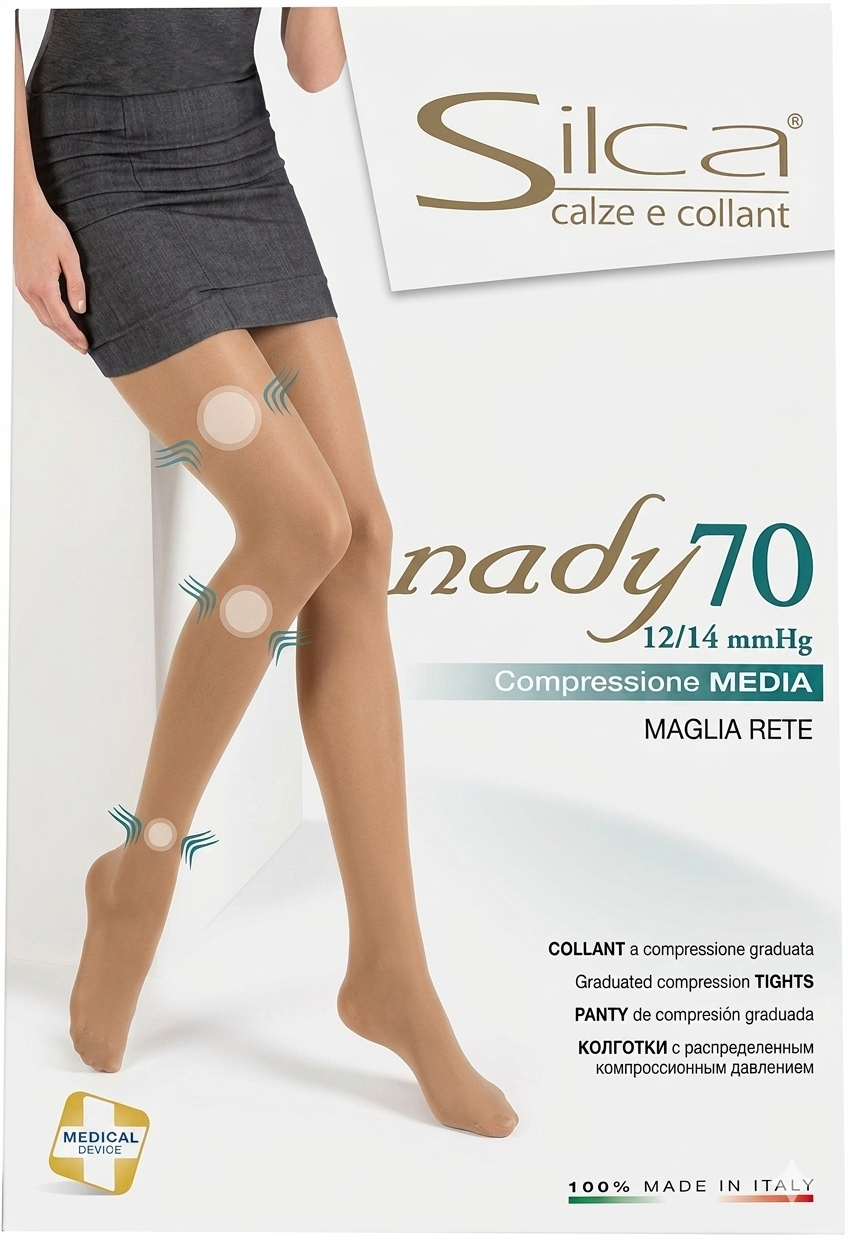 Collant riposante nady 70 den compressione graduta Silca Silca