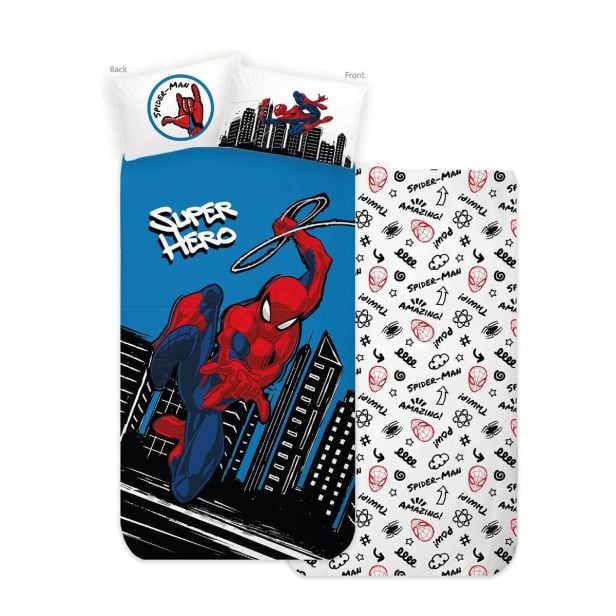 Completo Lenzuola letto singolo - Spiderman Disney