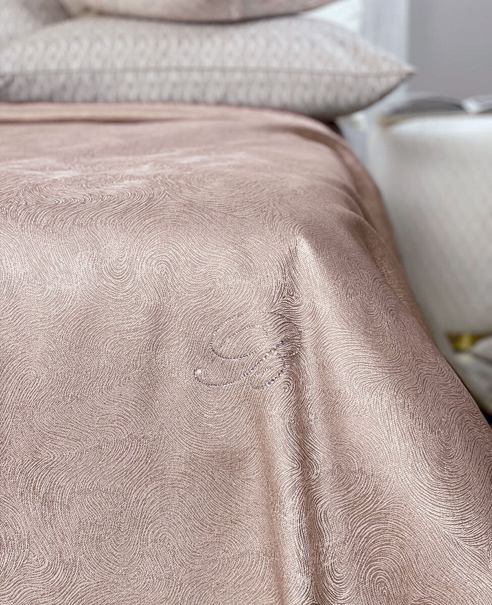 Copriletto liscio Blumarine matrimoniale art Sfumatura Blumarine