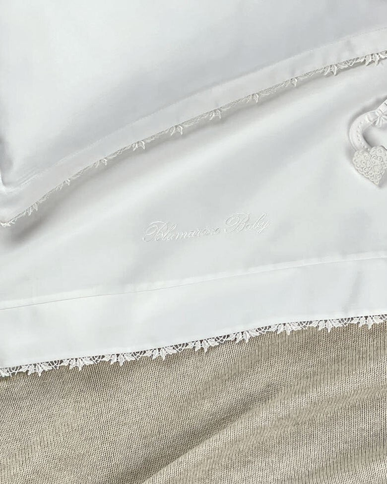 Lenzuola 3 pezzi Blumarine Baby Culla (Passegino) art Dettagli Blumarine