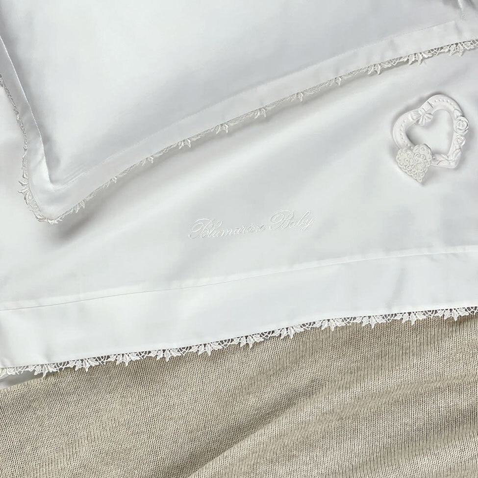 Lenzuola 3 pezzi Blumarine Baby Culla (Passegino) art Dettagli Blumarine
