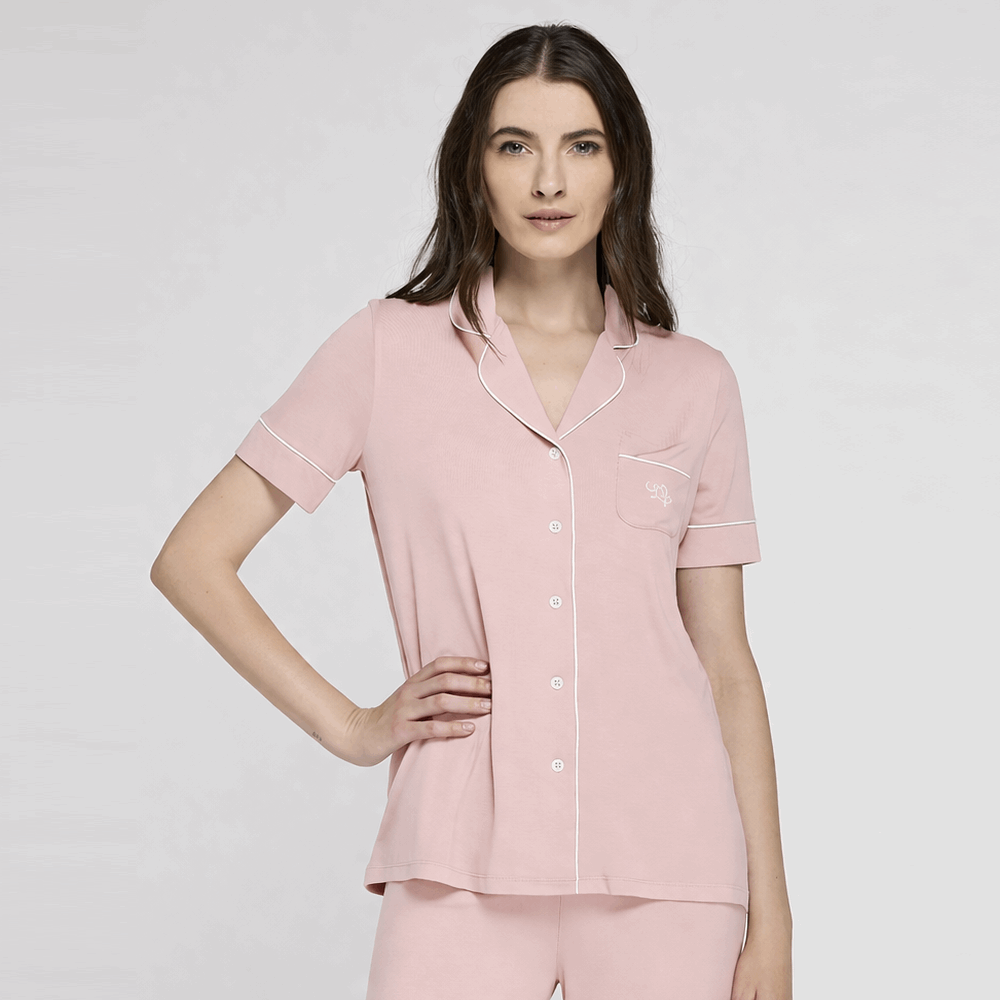 Pigiama donna estivo Liu jo art. DL0131.26 Rosa Liu Jo
