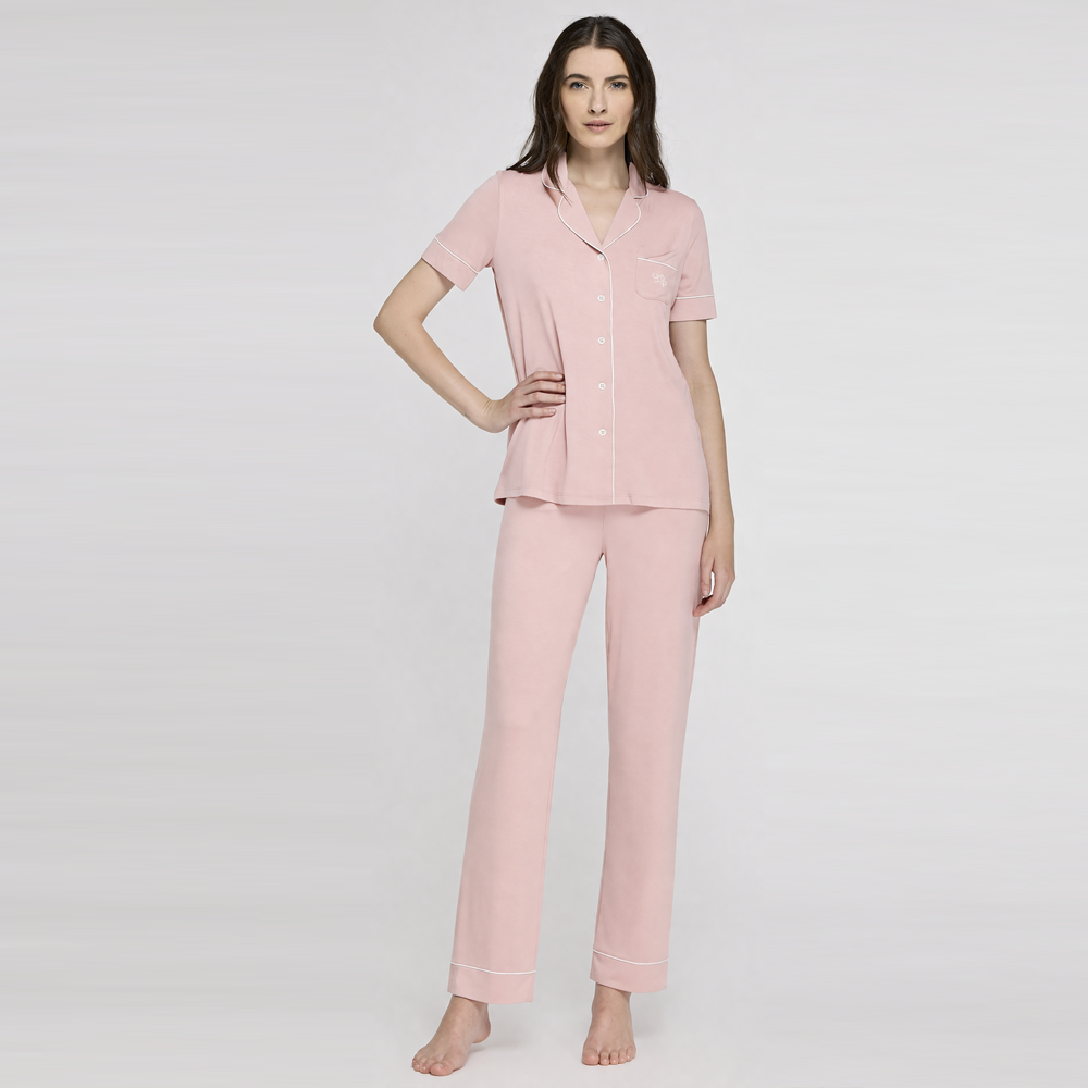 Pigiama donna estivo Liu jo art. DL0131.26 Rosa Liu Jo