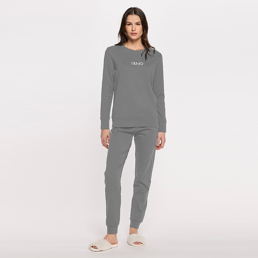 Pigiama donna invernale caldo cotone Liu Jo DL0210 Liu Jo