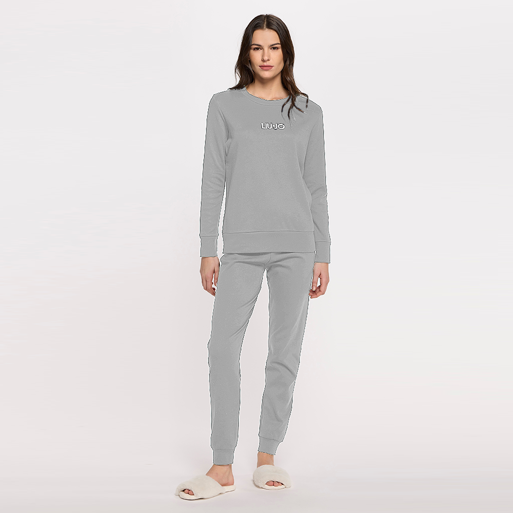 Pigiama donna invernale caldo cotone Liu Jo DL0210 Liu Jo