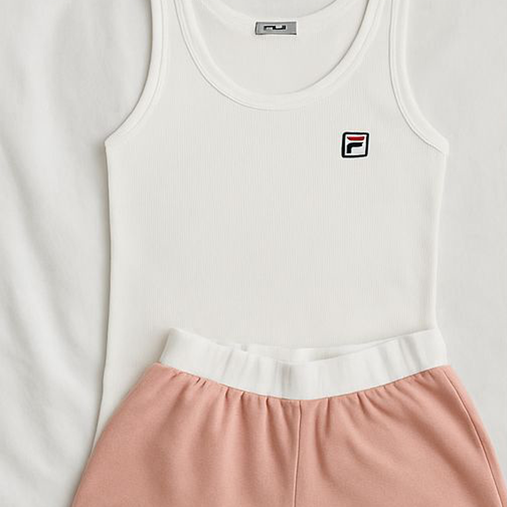 Fila Pigiama Donna art FPS 4048 Bianco rosa Fila