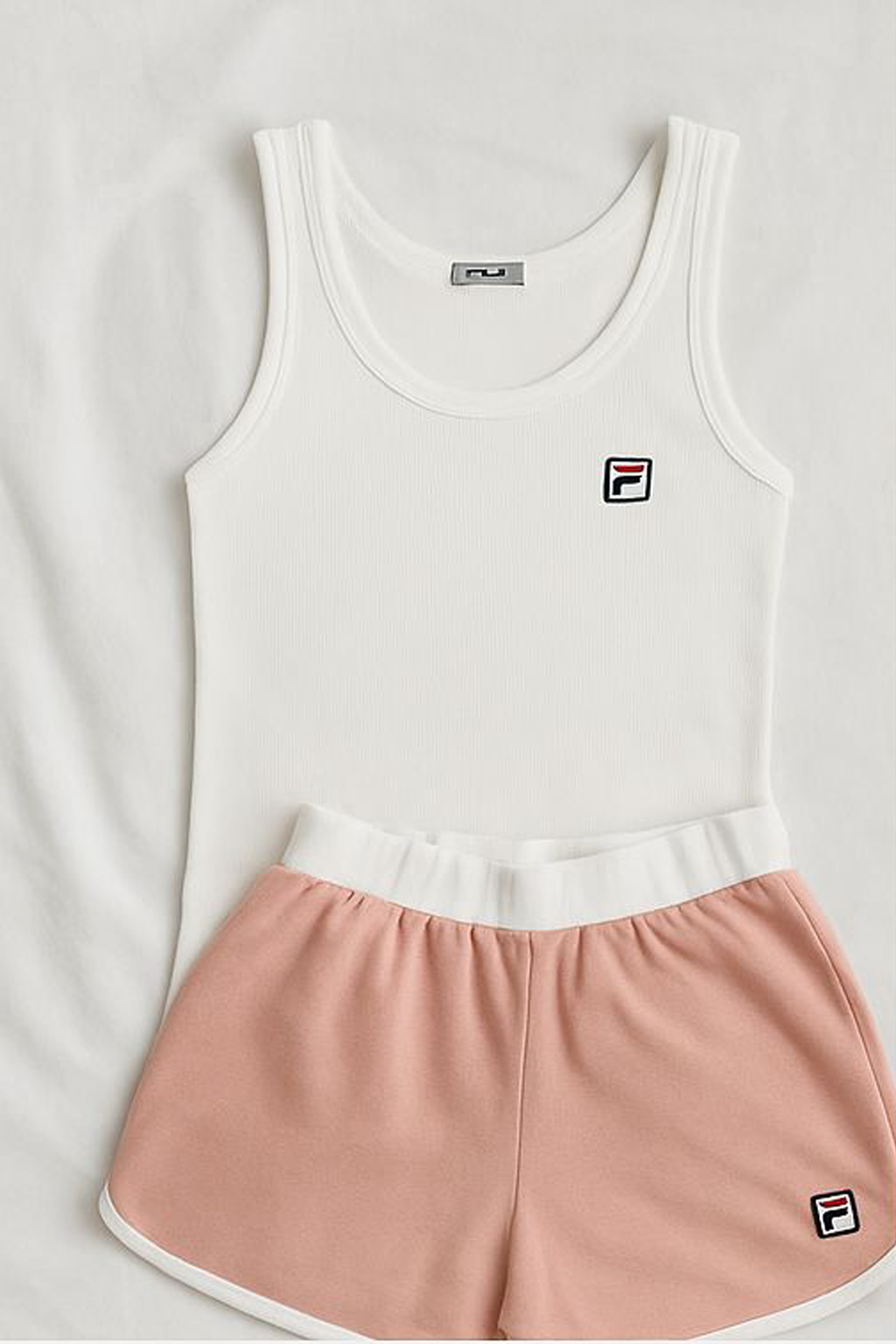 Fila Pigiama Donna art FPS 4048 Bianco rosa Fila