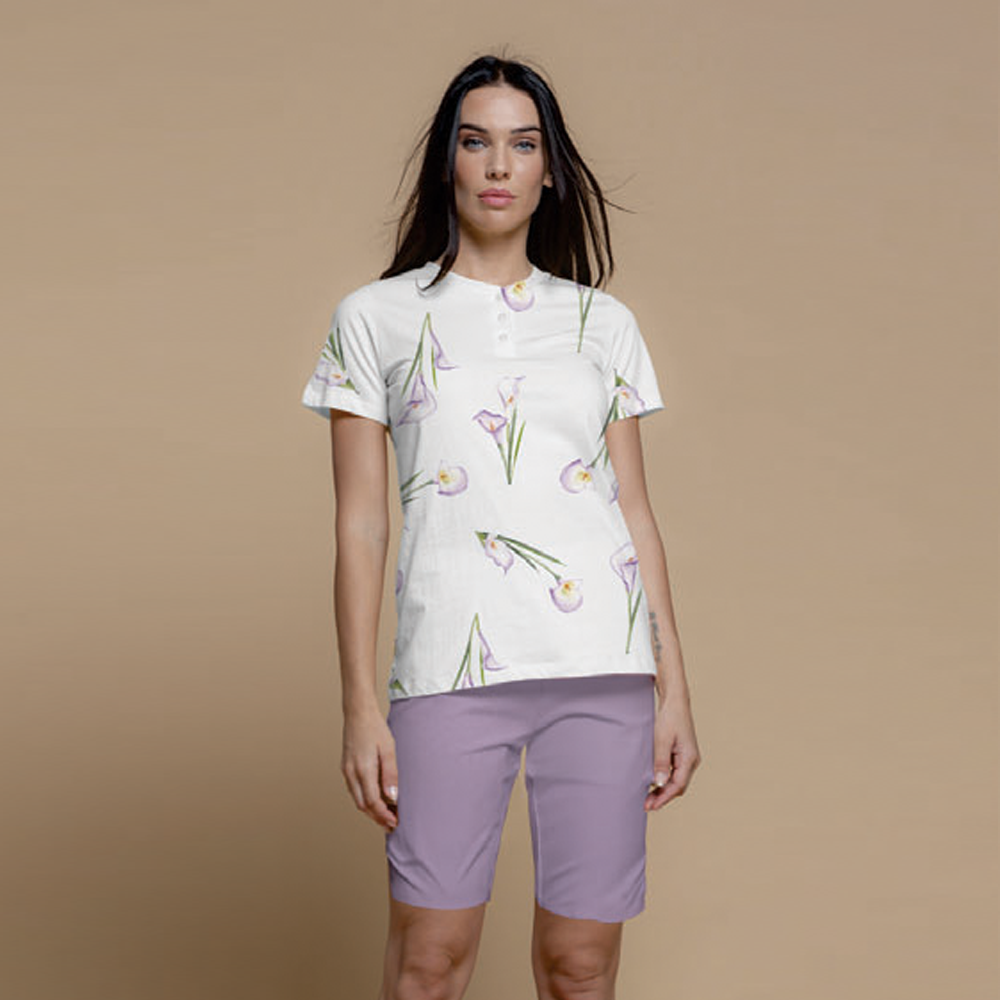 Pigiama Donna estivo kissimo biancaluna d21006 Kissimo Biancaluna