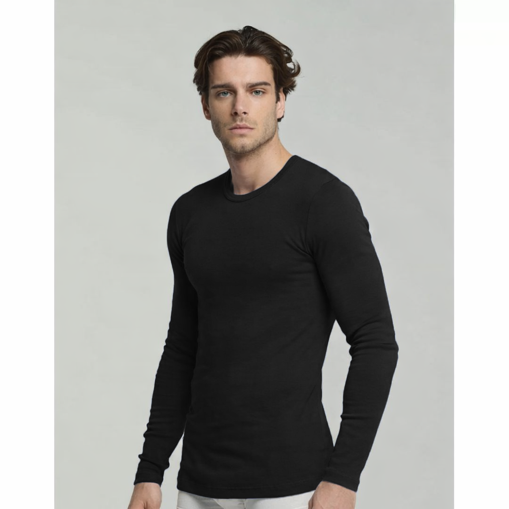 Maglia termica Uomo manica lunga girocollo Kissimo WM 441 Kissimo Biancaluna