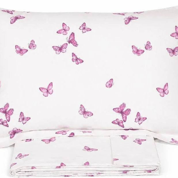 Completo lenzuola matrimoniale in Percalle di cotone 100% Rebecca Home