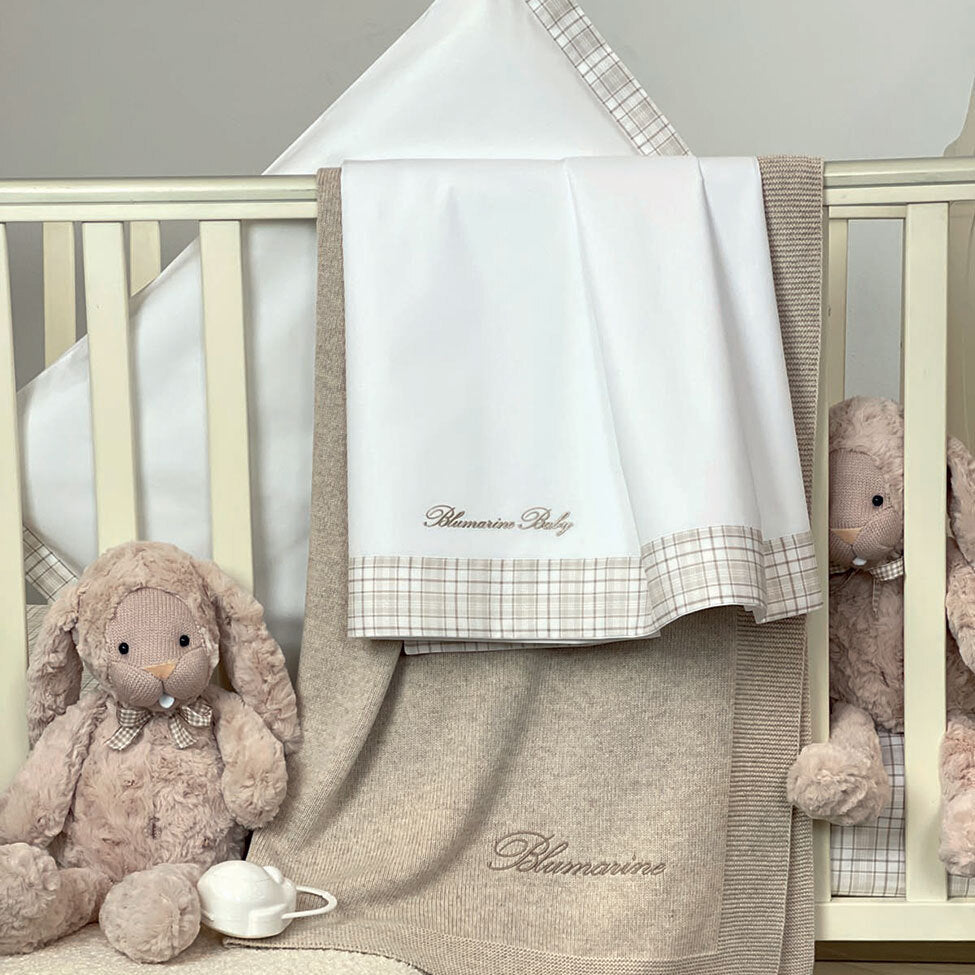 Lenzuola 3 pezzi Blumarine Baby Culla / Lettino art British Blumarine