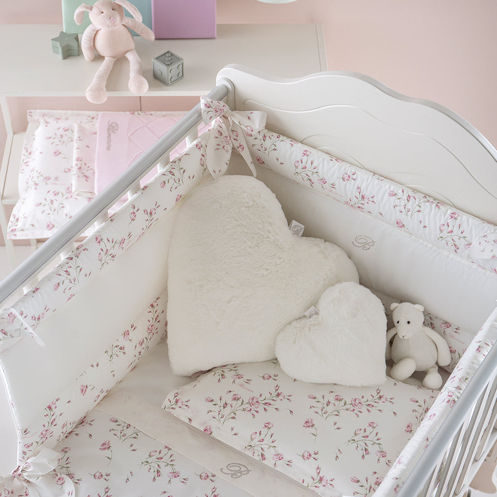 Blumarine baby completo copripiumino culla 5 pezzi Lilibet Blumarine