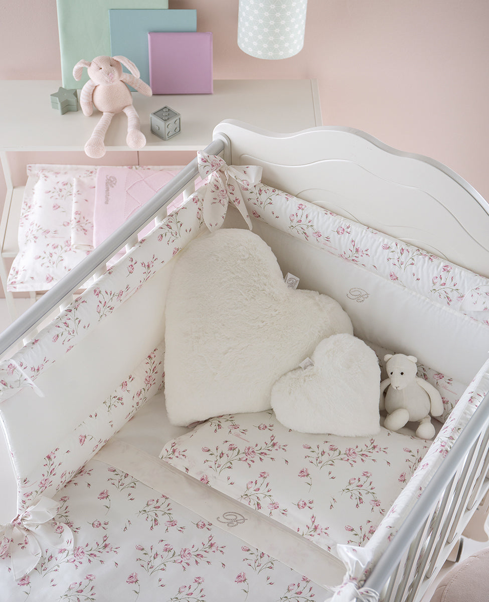 Blumarine baby completo copripiumino culla 5 pezzi Lilibet Blumarine