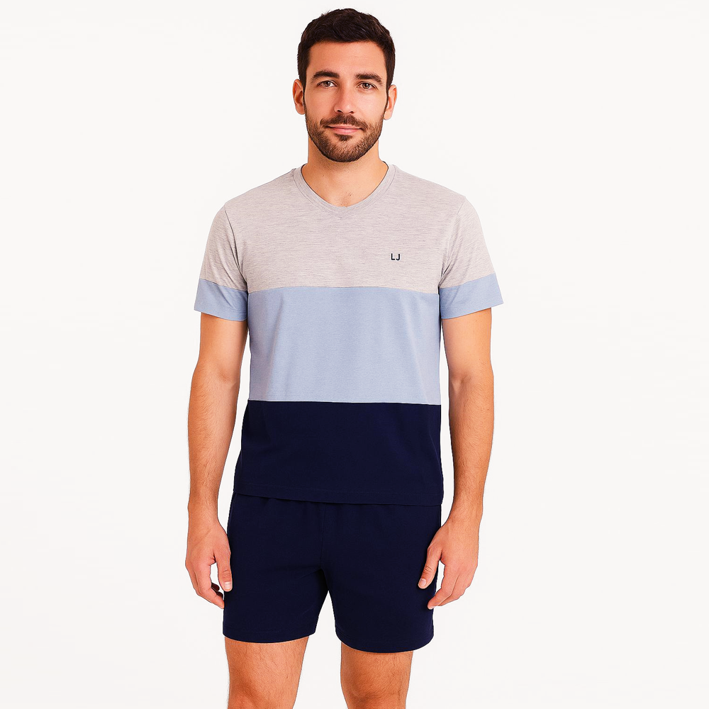 Pigiama Uomo estivo Liu jo in cotone DL 510 multicolor Liu Jo
