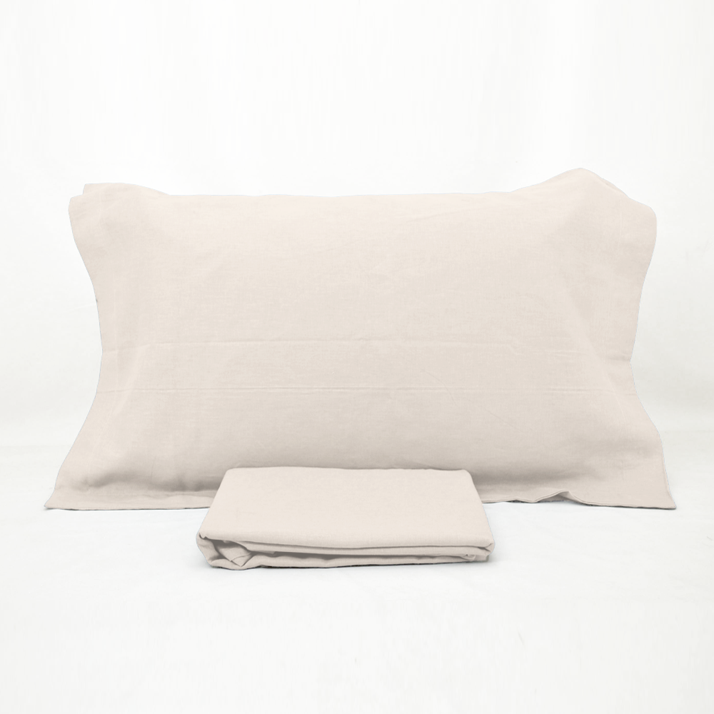 Completo Lenzuola in Lino art Lynne - Rebecca Home + colori