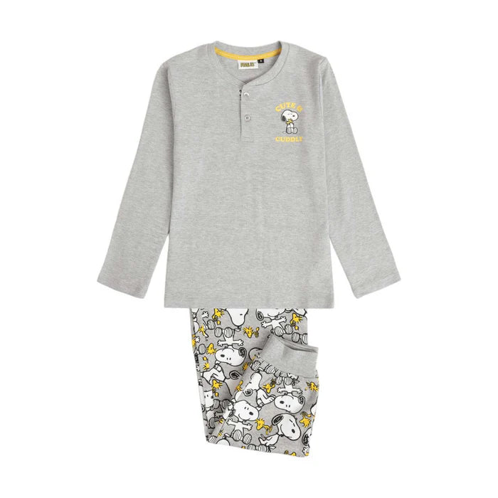 Pigiama invernale Family Uomo Donna Bimbo Bimba art Snoopy 62444 62014 Admas