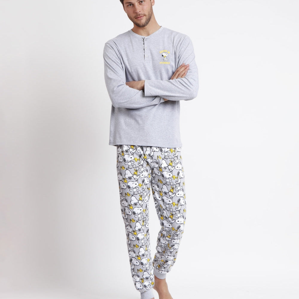 Pigiama invernale Family Uomo Donna Bimbo Bimba art Snoopy 62444 62014 Admas