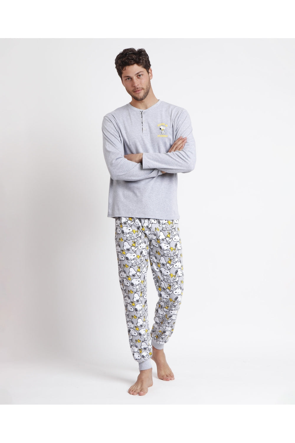 Pigiama invernale Family Uomo Donna Bimbo Bimba art Snoopy 62444 62014 Admas