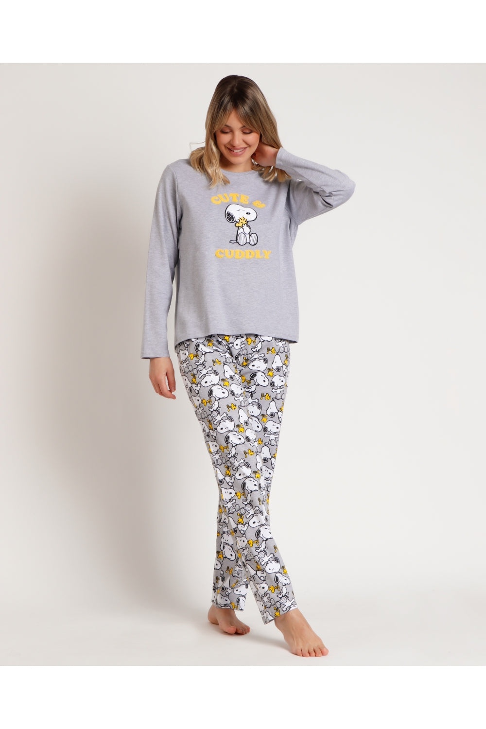 Pigiama invernale Family Uomo Donna Bimbo Bimba art Snoopy 62444 62014 Admas
