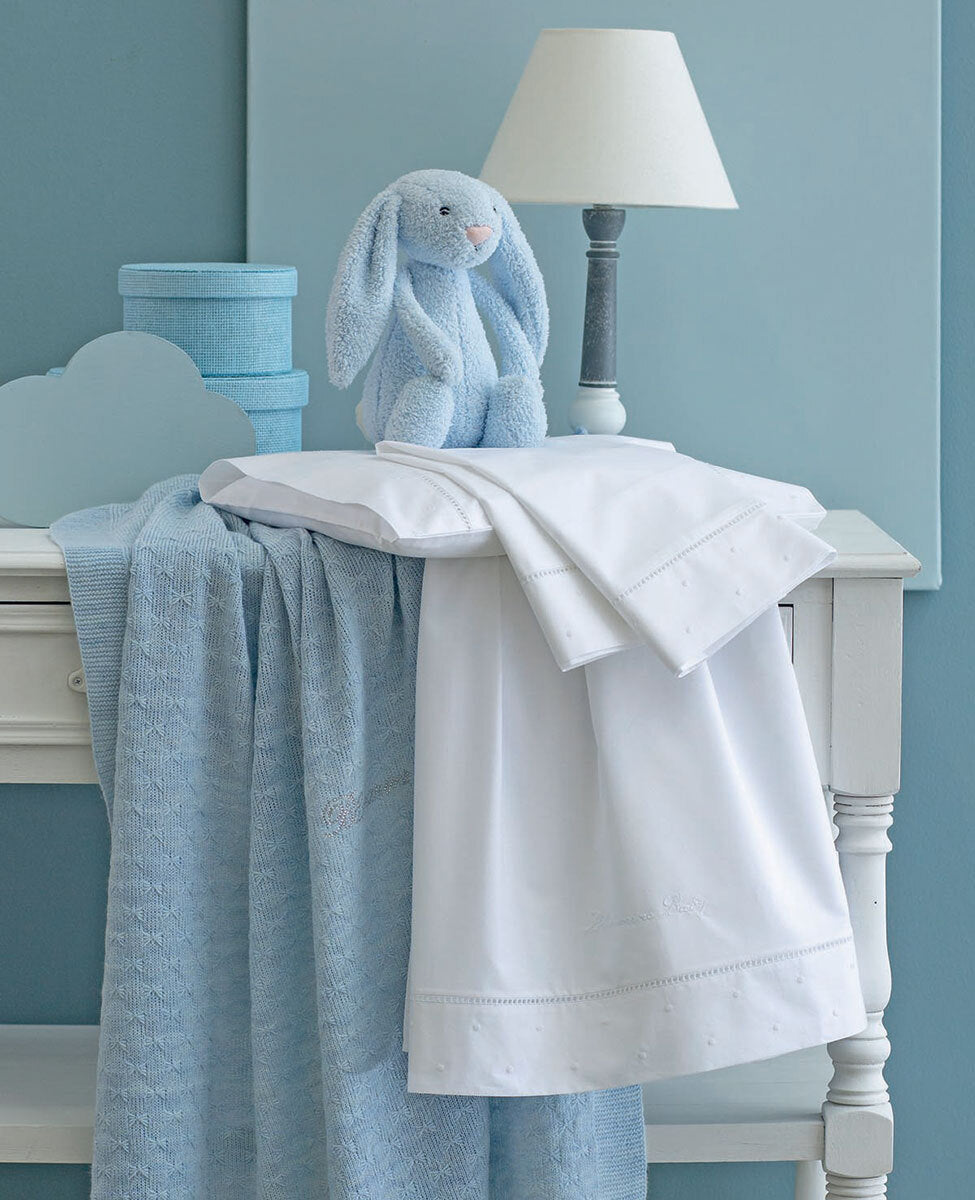 Lenzuola 3 pezzi Blumarine Baby Culla (Passegino) art Piccolo Lord Blumarine