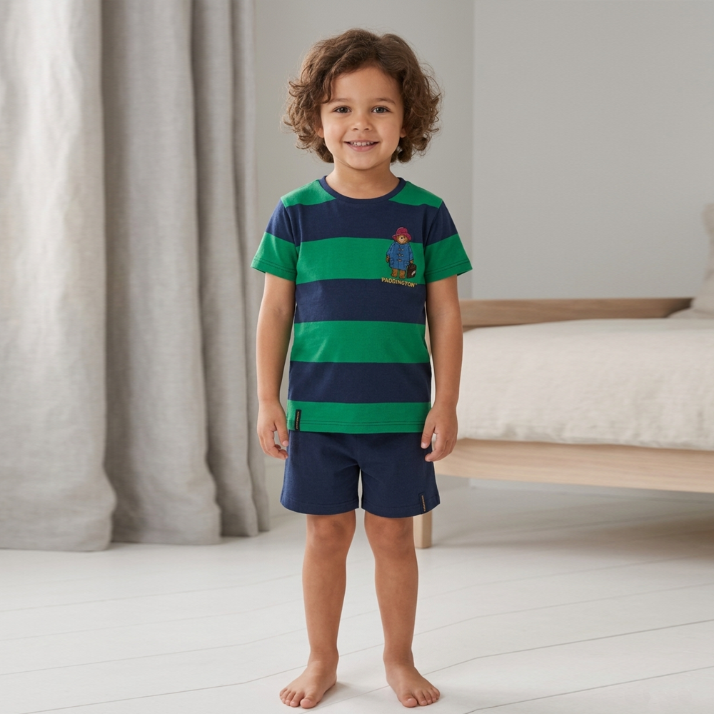 Pigiama bambino estivo in cotone Paddington 63874 Admas