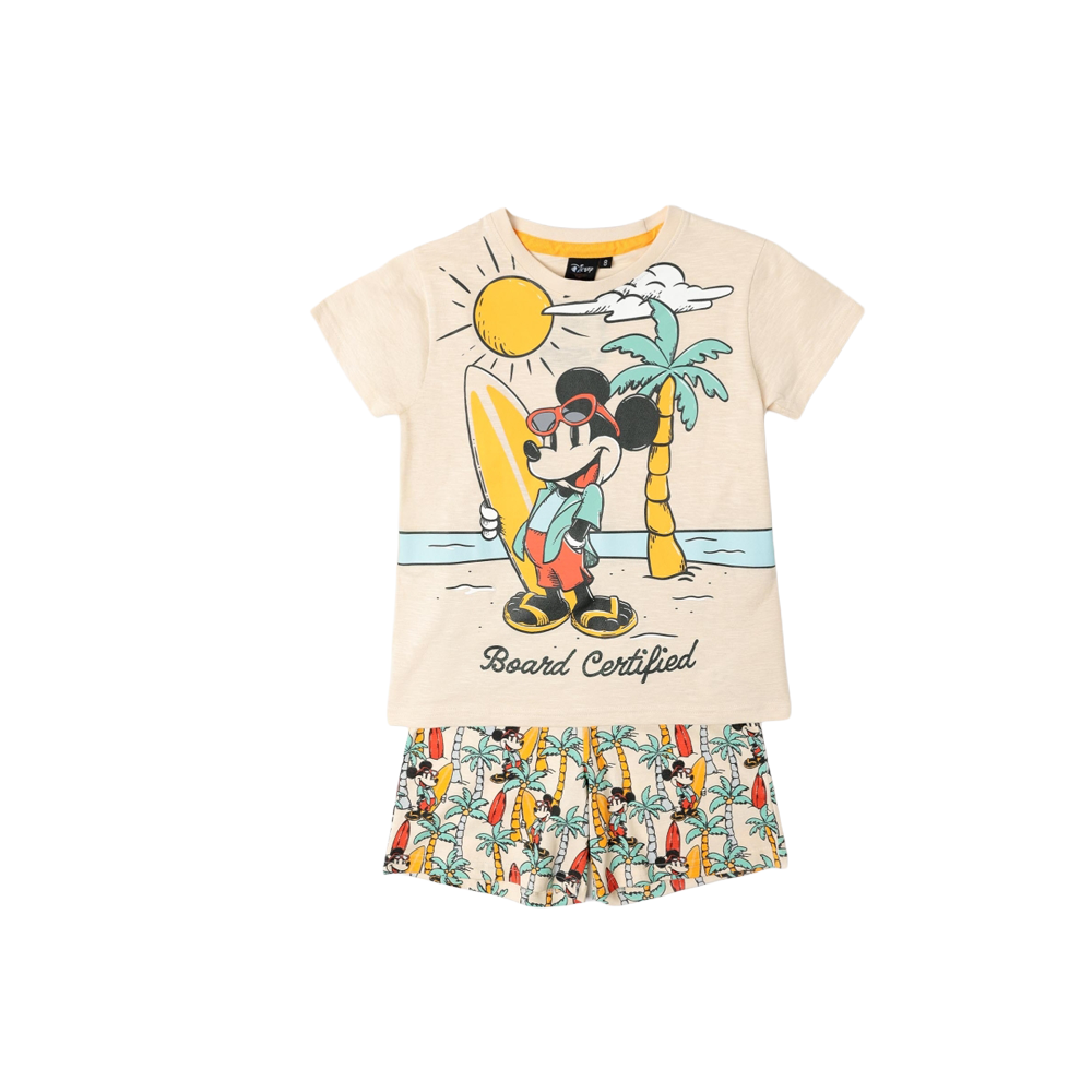 Pigiama Disney estivo Family Uomo Donna Bimbo Bimba 64200 64275 Disney