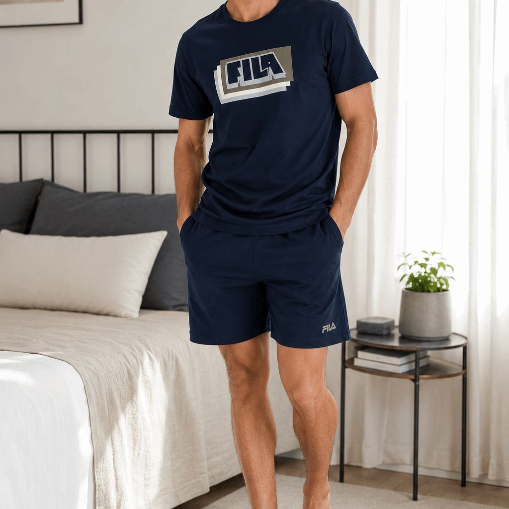 pigiama uomo estivo fila 2026 blu