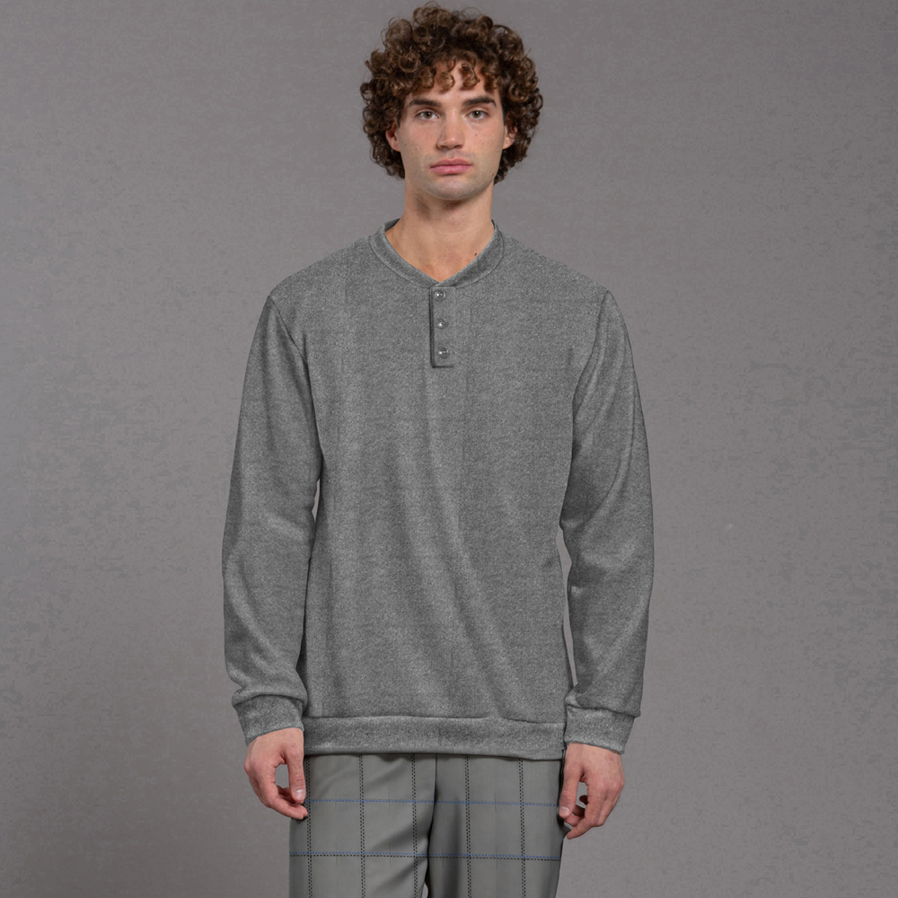 Pigiama Uomo invernale Punto Milano kissimo 26U15002 grigio Kissimo Biancaluna