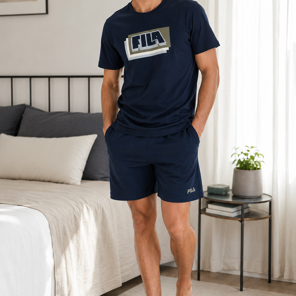 pigiama uomo estivo fila 2026 blu