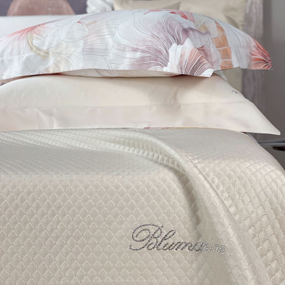 Copriletto liscio Blumarine matrimoniale art Primizia Blumarine