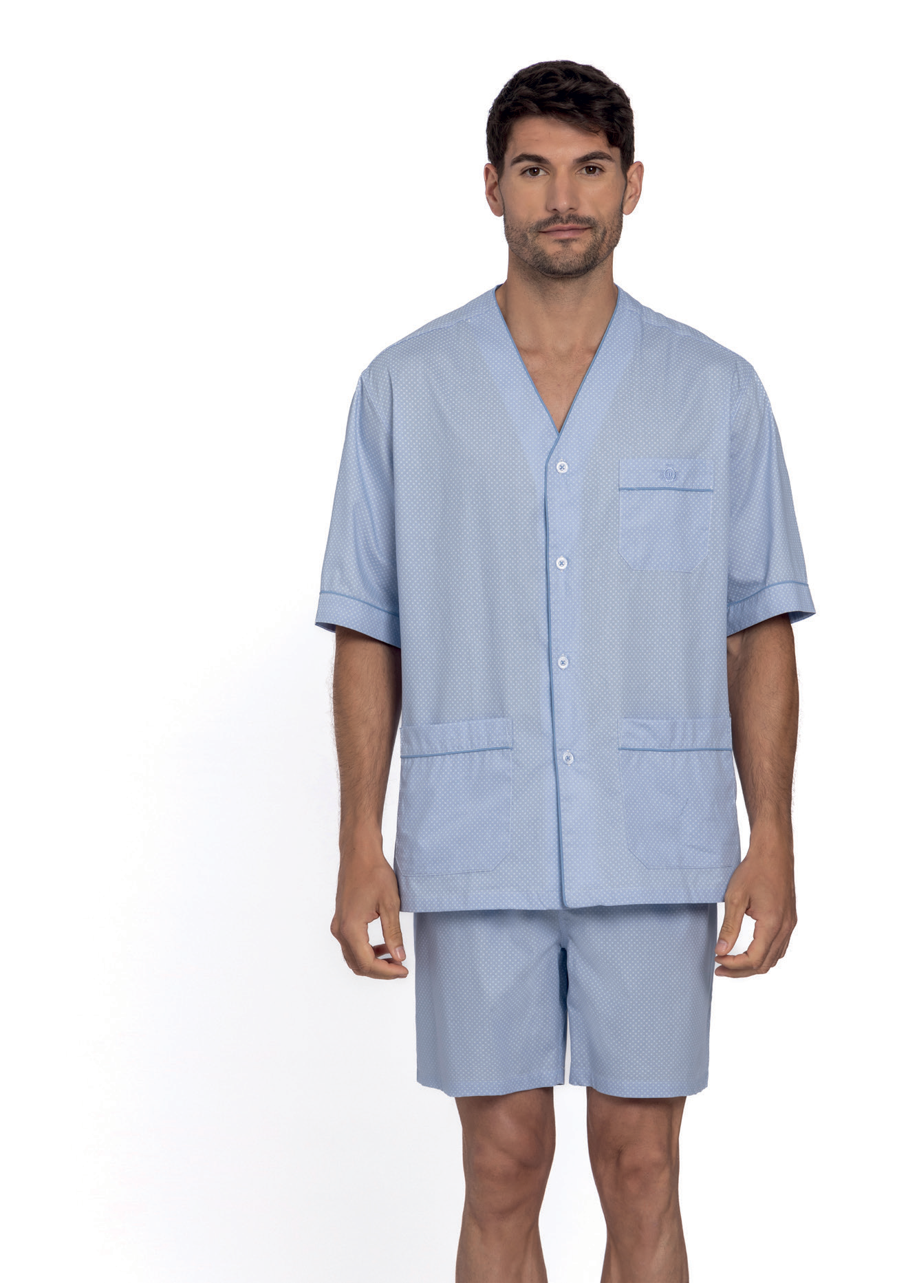 Pigiama estivo Uomo Guasch PY 161 D 939 corto Guasch