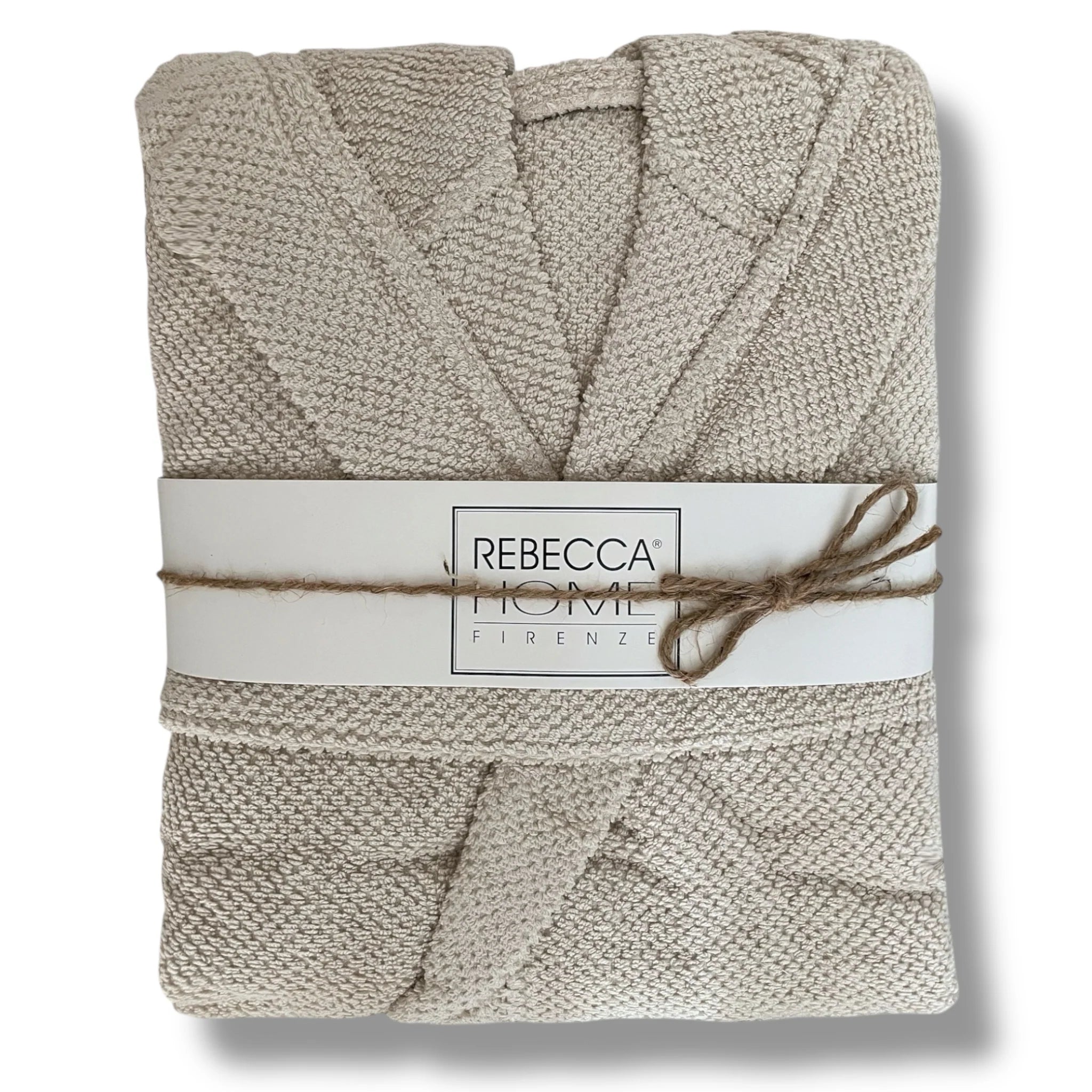 Accappatoio uomo donna spugna chicco di riso unisex art Giulia di Rebecca Home Rebecca Home