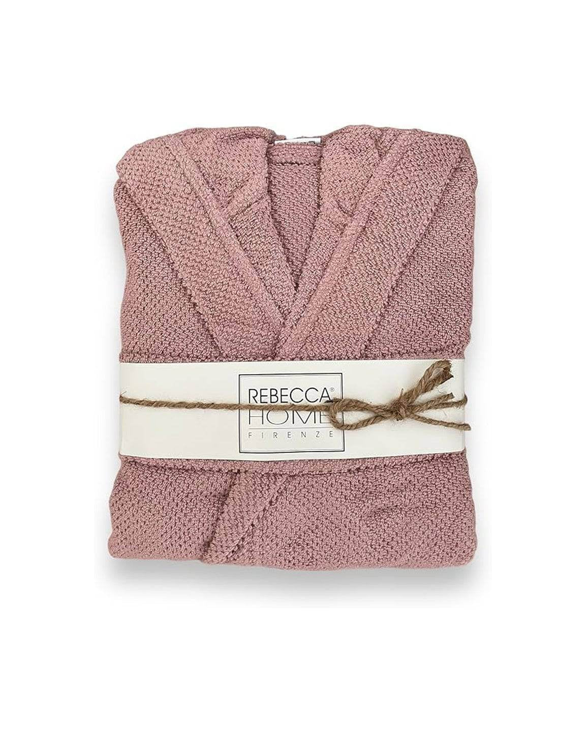 Accappatoio uomo donna spugna chicco di riso unisex art Giulia di Rebecca Home Rebecca Home