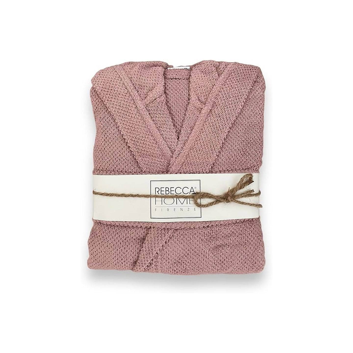 Accappatoio uomo donna spugna chicco di riso unisex art Giulia di Rebecca Home Rebecca Home