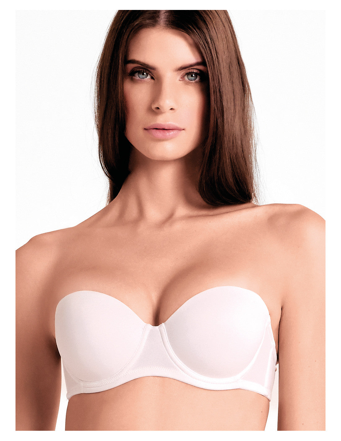 Reggiseno Fascia graduata, spalline staccabili - Lormar Pura coppa B Lormar
