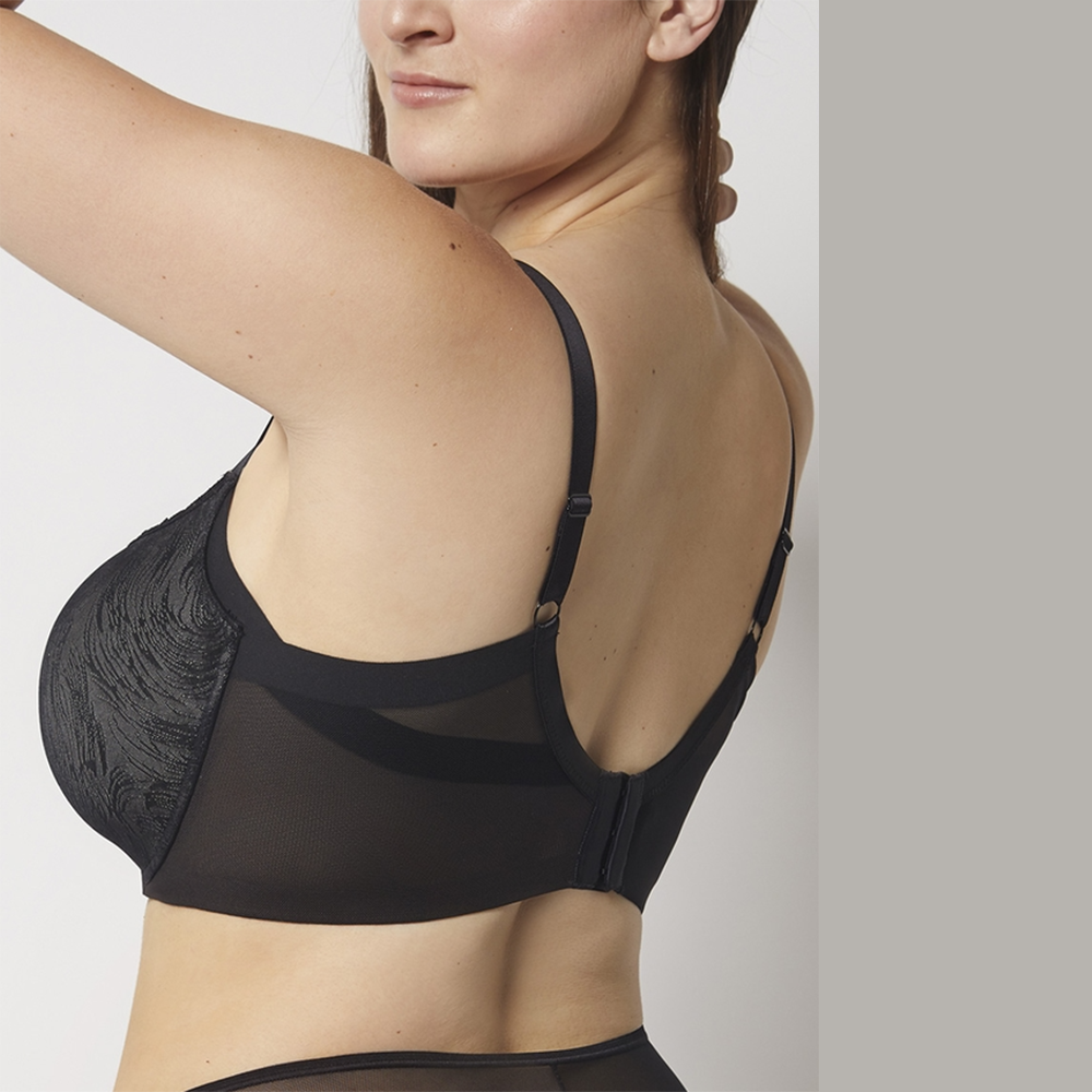 reggiseno donna nero selene violeta