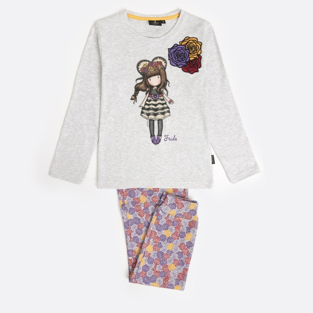 Pigiama Bambina Santoro gojuss frida Kalo invernale 62413 Santoro Gorjuss