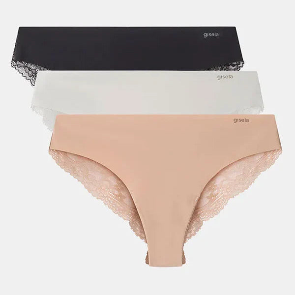 Slip Donna Brasiliana con pizzo Gisela taglio laser 0226 Gisela
