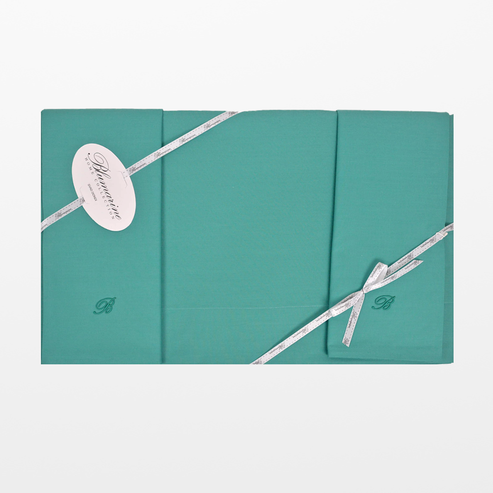 Blumarine Lenzuola Matrimoniale Stile Blu Blumarine