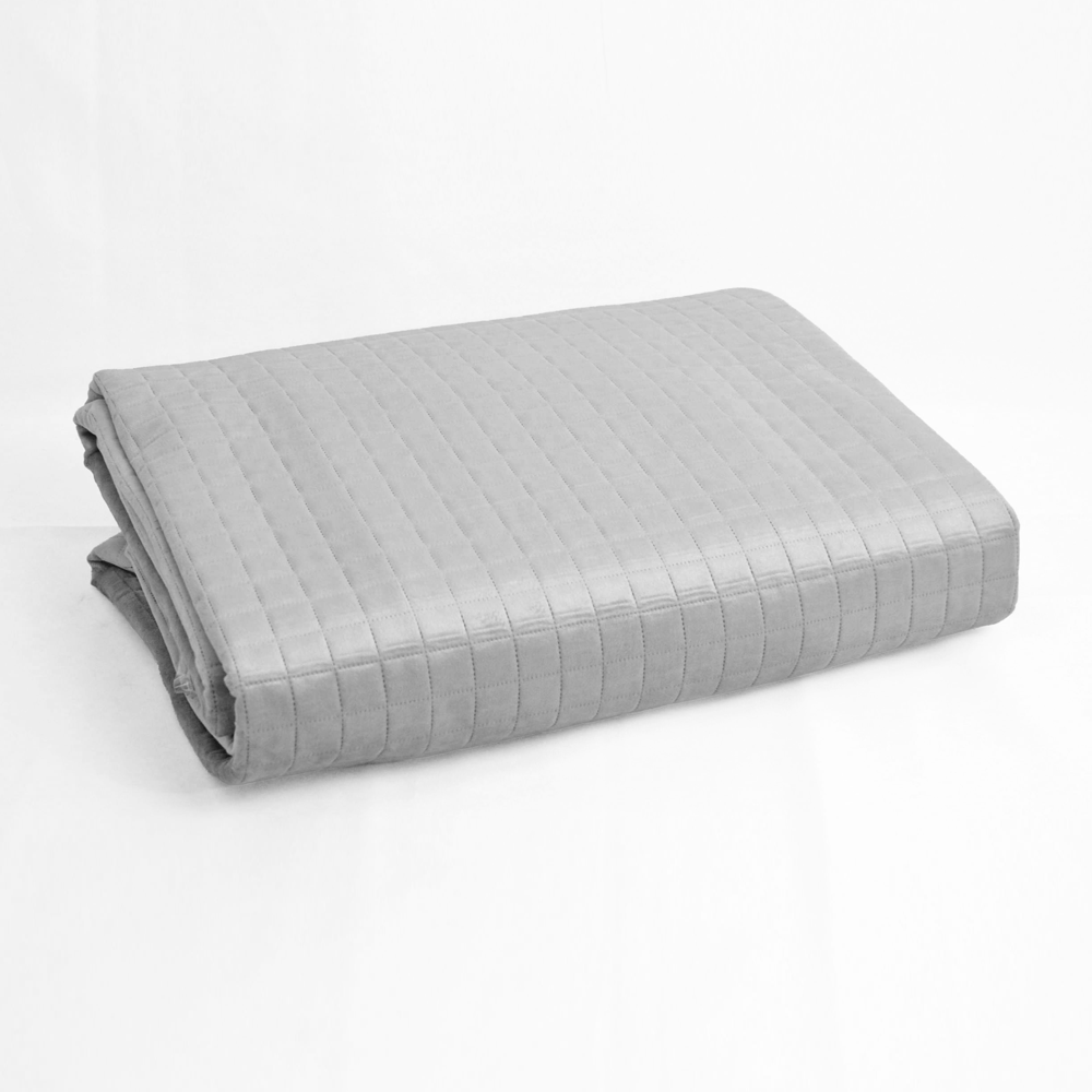 Copriletto trapuntato trapuntino Velluto 90gr +COLORI Tessier