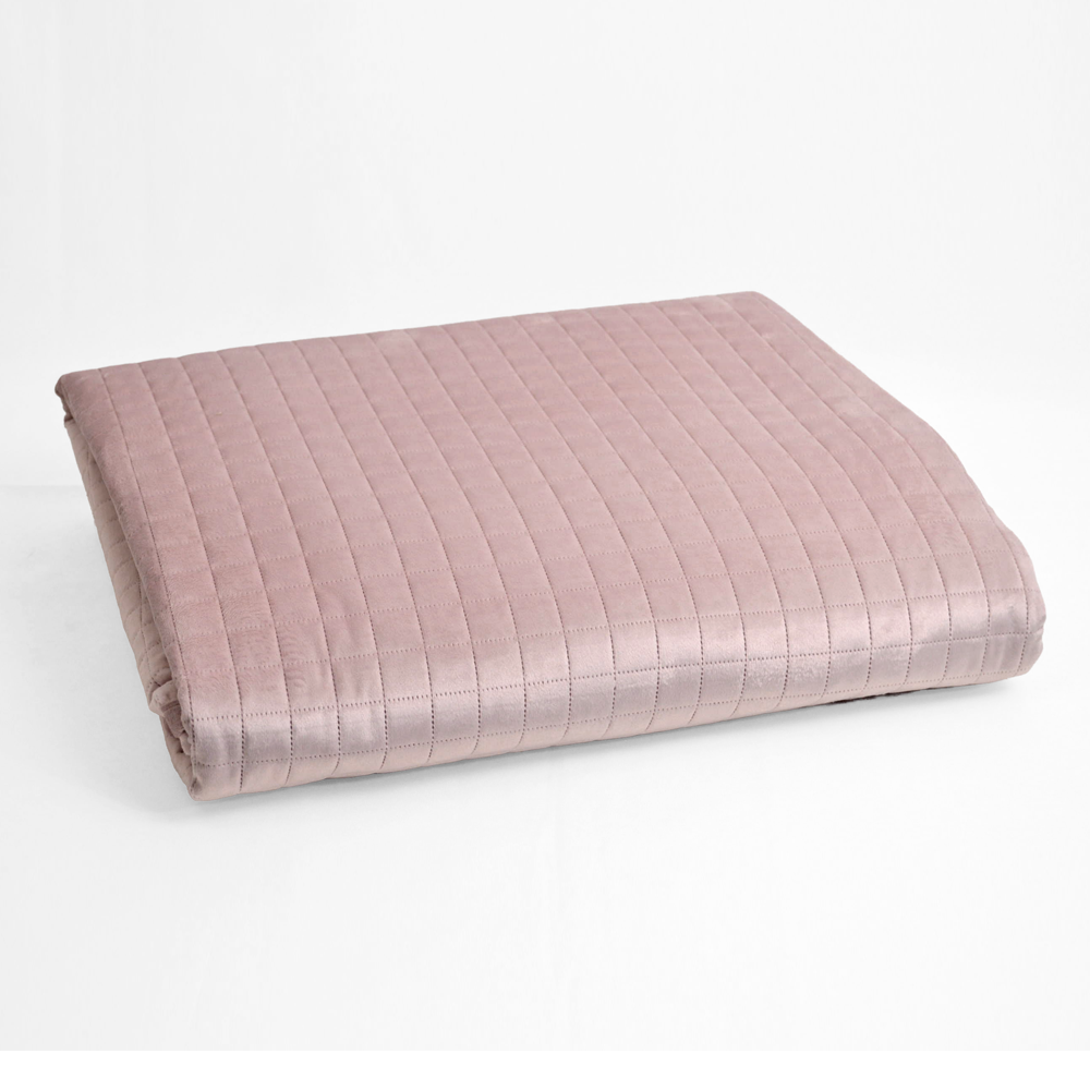 Copriletto trapuntato trapuntino Velluto 90gr +COLORI Tessier