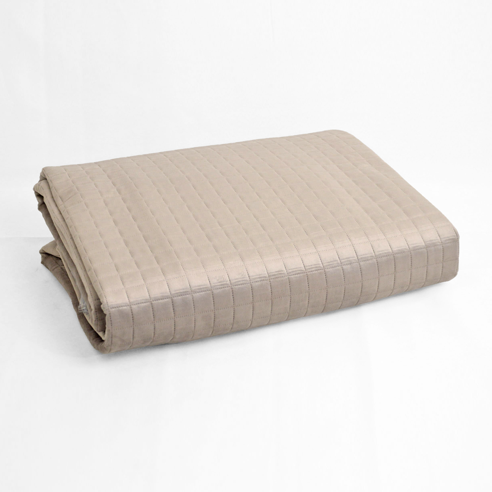 Copriletto trapuntato trapuntino Velluto 90gr +COLORI Tessier